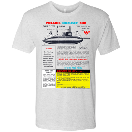 T-Shirts Heather White / Small Sub Men's Triblend T-Shirt