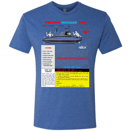 T-Shirts Vintage Royal / Small Sub Men's Triblend T-Shirt