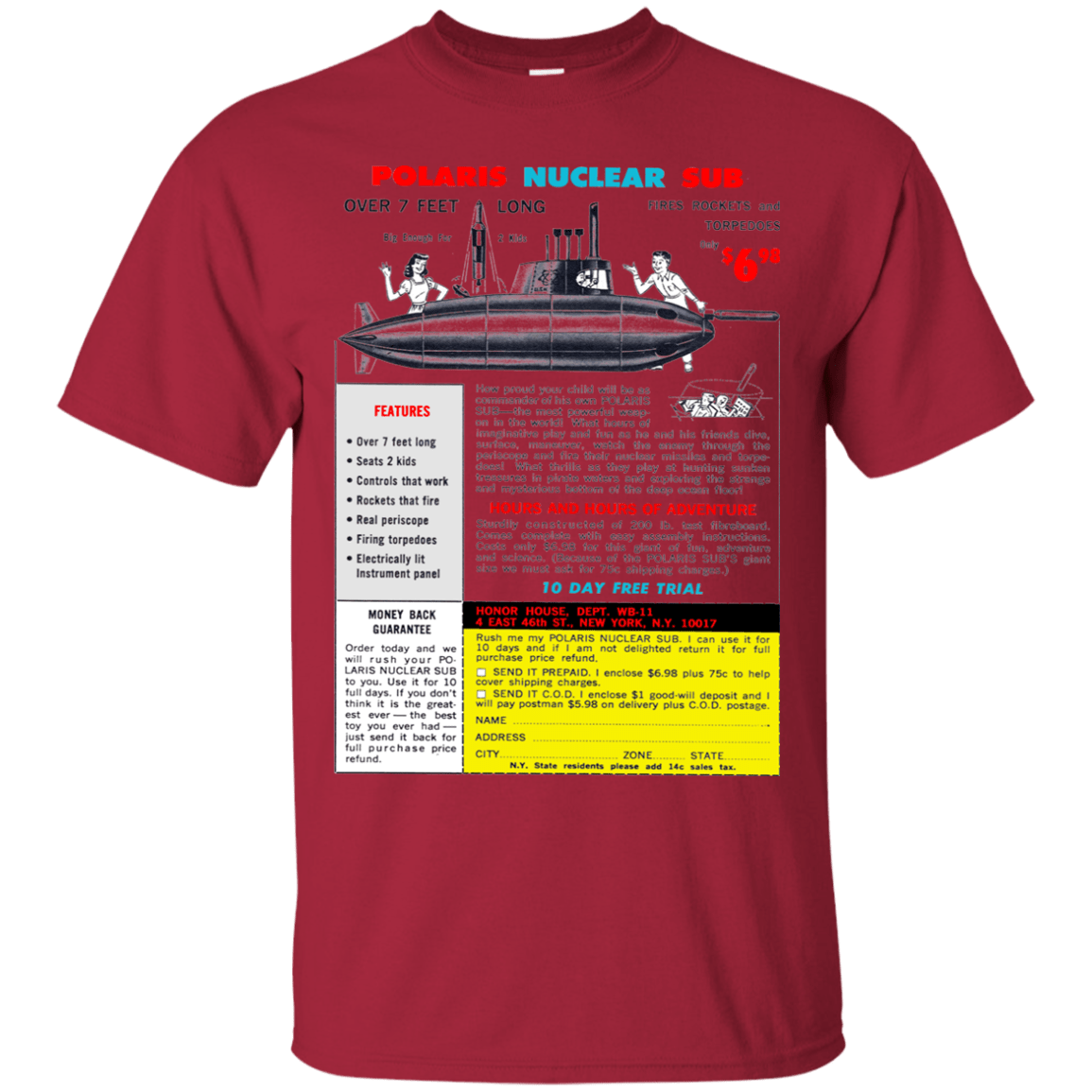 T-Shirts Cardinal / Small Sub T-Shirt