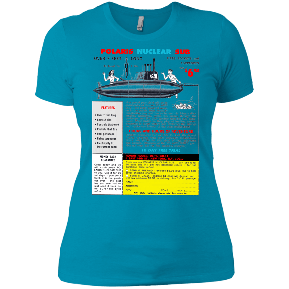 T-Shirts Turquoise / X-Small Sub Women's Premium T-Shirt