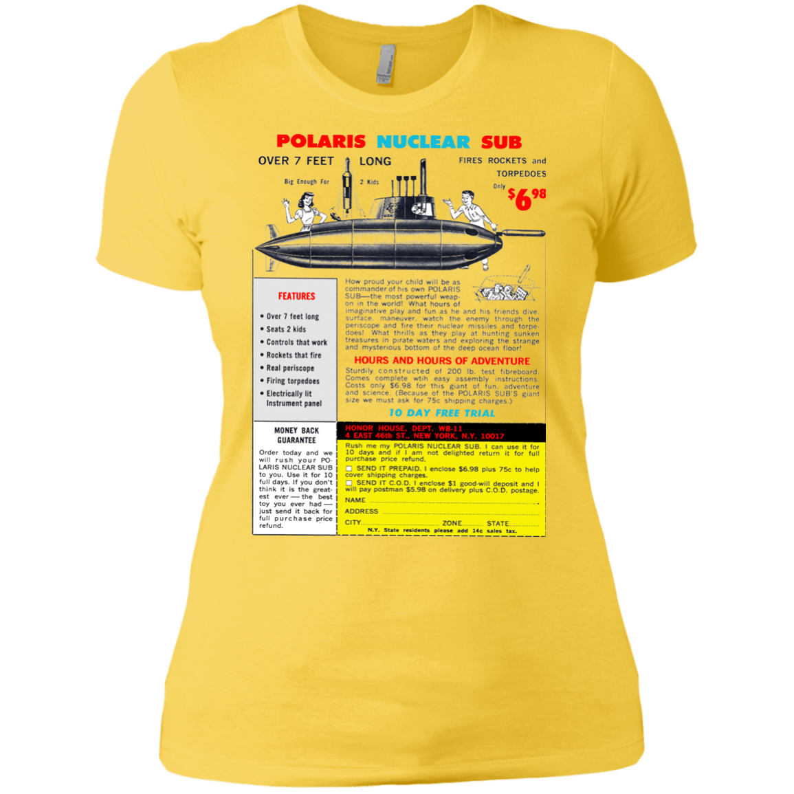 T-Shirts Vibrant Yellow / X-Small Sub Women's Premium T-Shirt