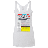 T-Shirts Heather White / X-Small Sub Women's Triblend Racerback Tank