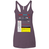 T-Shirts Vintage Purple / X-Small Sub Women's Triblend Racerback Tank