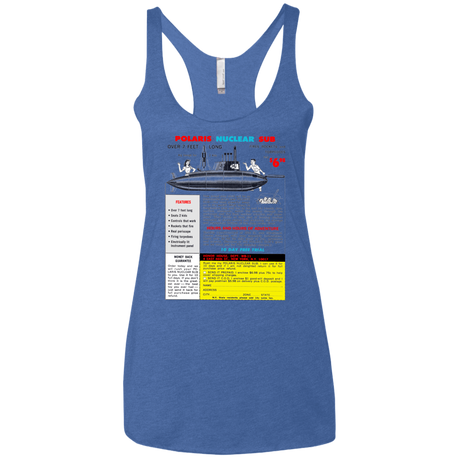 T-Shirts Vintage Royal / X-Small Sub Women's Triblend Racerback Tank