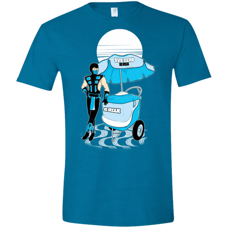 T-Shirts Antique Sapphire / S Sub Zero Ice Cream Men's Semi-Fitted Softstyle