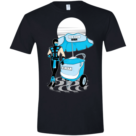 T-Shirts Black / X-Small Sub Zero Ice Cream Men's Semi-Fitted Softstyle