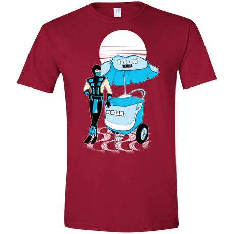 T-Shirts Cardinal Red / S Sub Zero Ice Cream Men's Semi-Fitted Softstyle