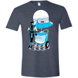 T-Shirts Heather Navy / S Sub Zero Ice Cream Men's Semi-Fitted Softstyle