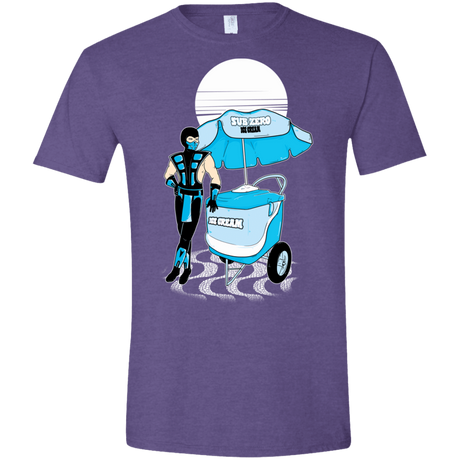 T-Shirts Heather Purple / S Sub Zero Ice Cream Men's Semi-Fitted Softstyle