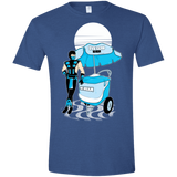 T-Shirts Heather Royal / X-Small Sub Zero Ice Cream Men's Semi-Fitted Softstyle
