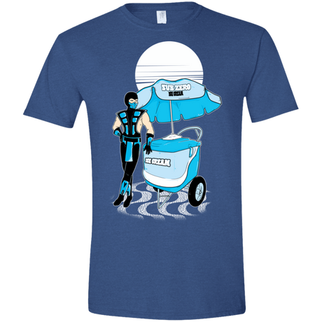 T-Shirts Heather Royal / X-Small Sub Zero Ice Cream Men's Semi-Fitted Softstyle