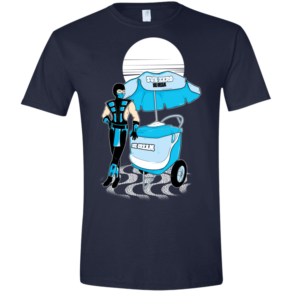 T-Shirts Navy / X-Small Sub Zero Ice Cream Men's Semi-Fitted Softstyle