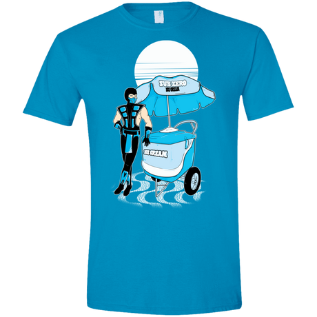 T-Shirts Sapphire / S Sub Zero Ice Cream Men's Semi-Fitted Softstyle