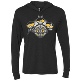 T-Shirts Vintage Black / X-Small Sugar and Splice Triblend Long Sleeve Hoodie Tee