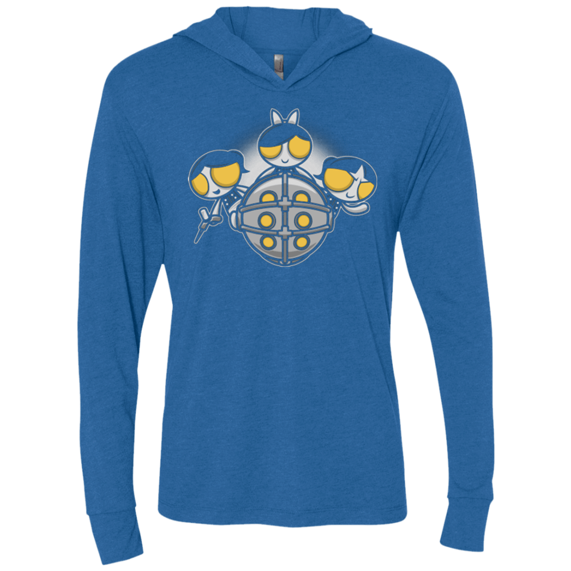 T-Shirts Vintage Royal / X-Small Sugar and Splice Triblend Long Sleeve Hoodie Tee