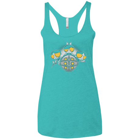 T-Shirts Tahiti Blue / X-Small Sugar and Splice Women's Triblend Racerback Tank