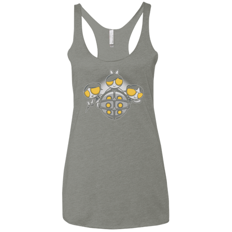 T-Shirts Venetian Grey / X-Small Sugar and Splice Women's Triblend Racerback Tank