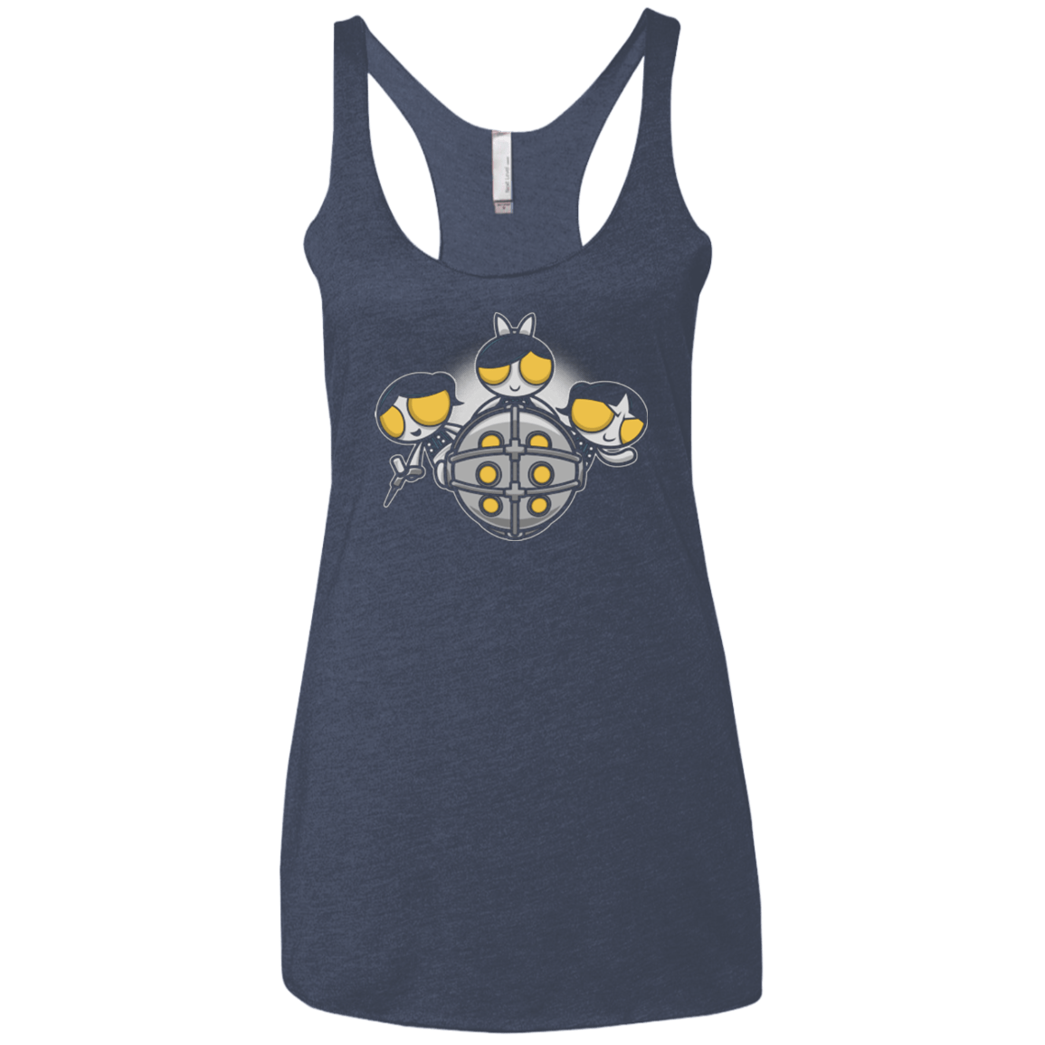T-Shirts Vintage Navy / X-Small Sugar and Splice Women's Triblend Racerback Tank