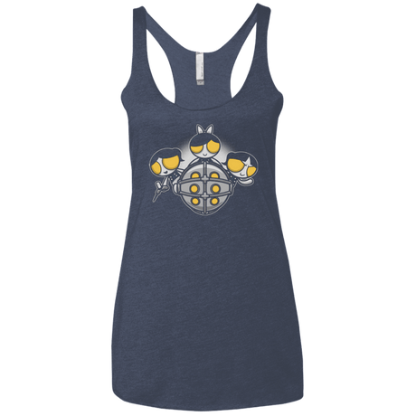 T-Shirts Vintage Navy / X-Small Sugar and Splice Women's Triblend Racerback Tank