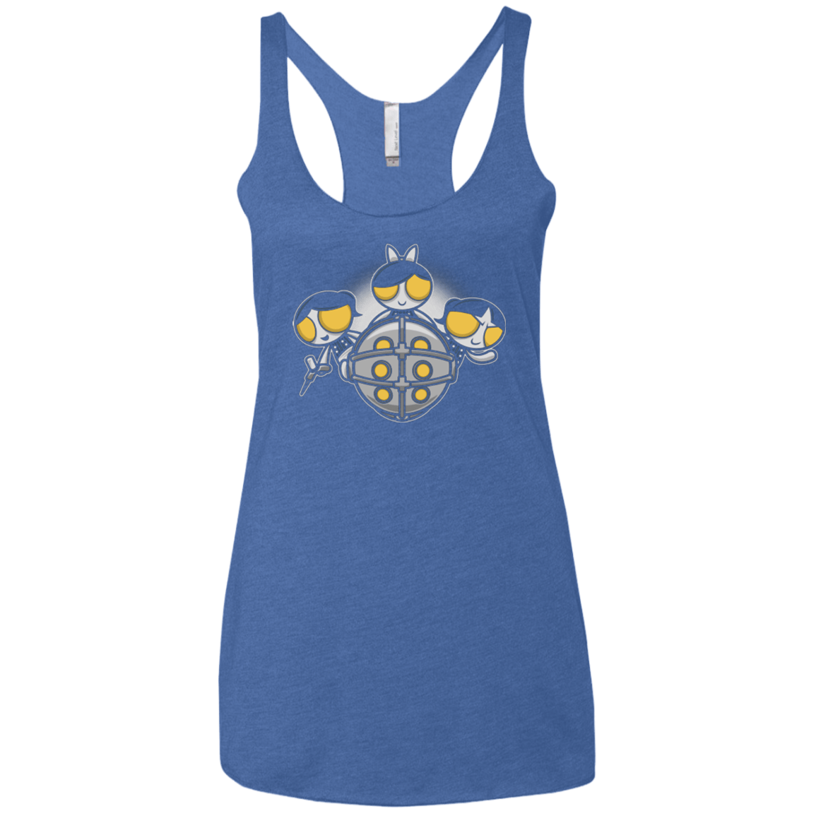 T-Shirts Vintage Royal / X-Small Sugar and Splice Women's Triblend Racerback Tank