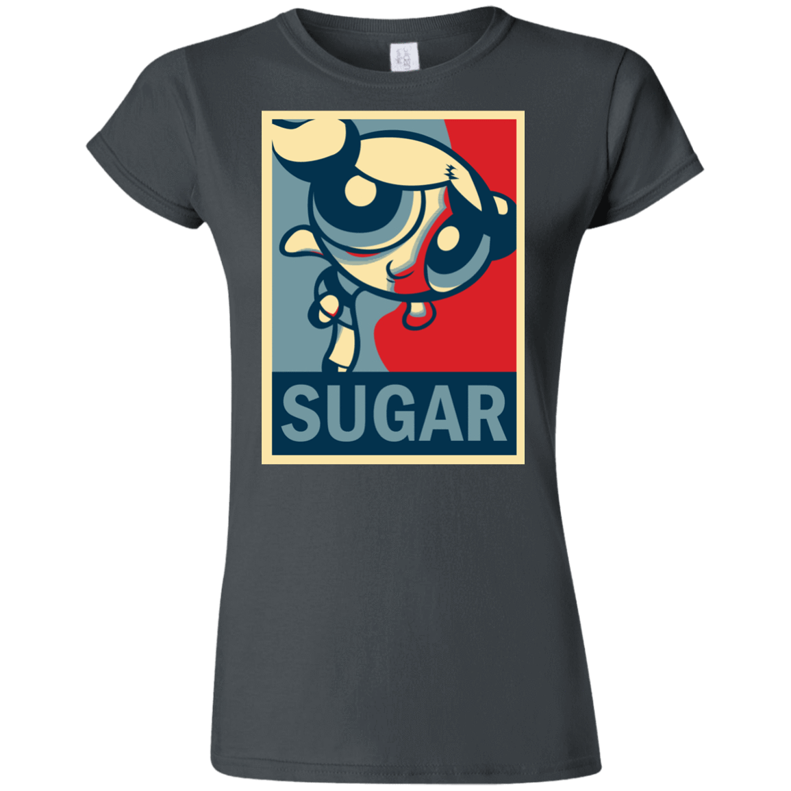 T-Shirts Charcoal / S Sugar Powerpuff Junior Slimmer-Fit T-Shirt