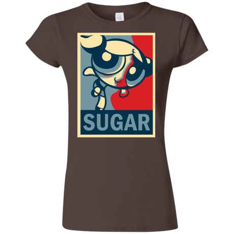 T-Shirts Dark Chocolate / S Sugar Powerpuff Junior Slimmer-Fit T-Shirt