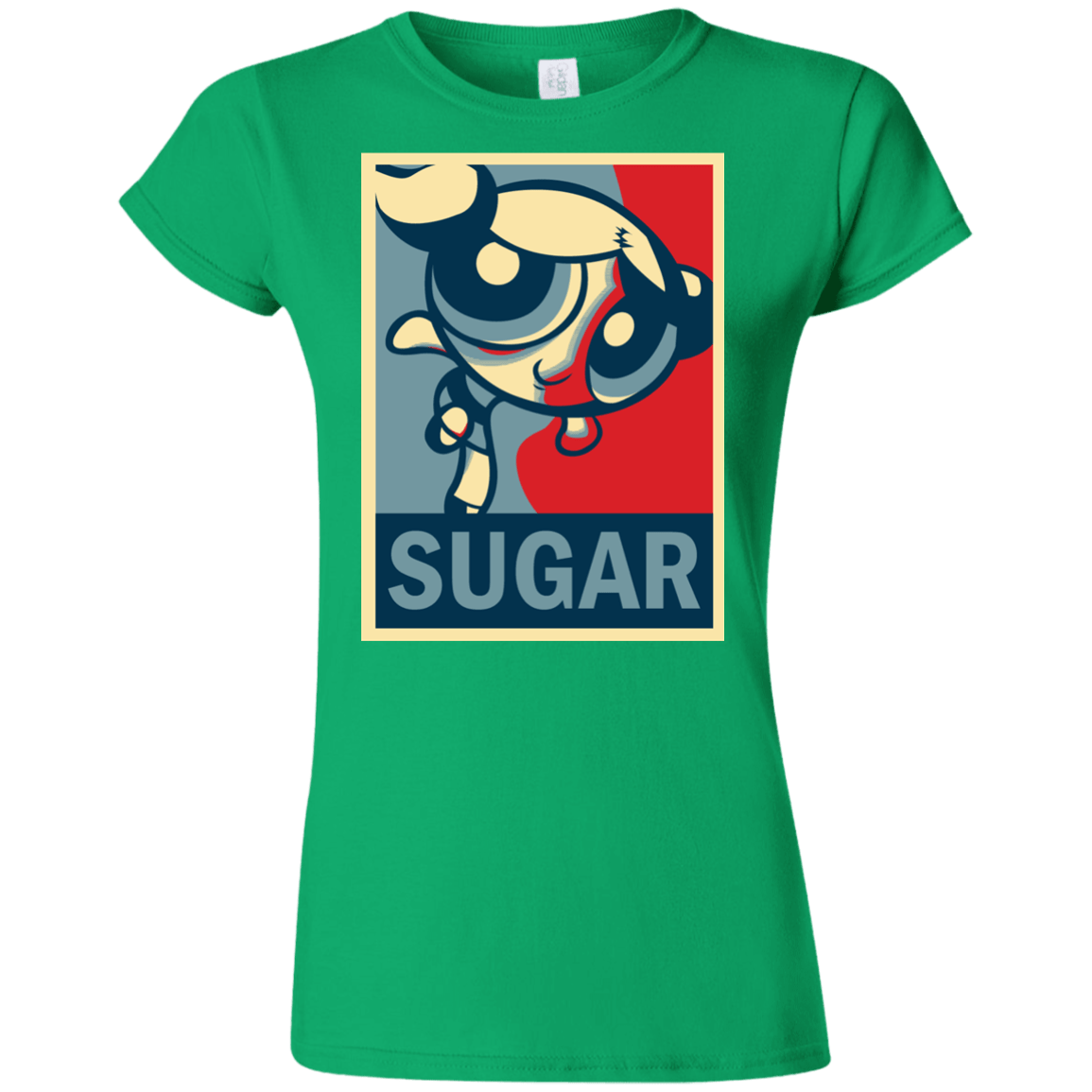 T-Shirts Irish Green / S Sugar Powerpuff Junior Slimmer-Fit T-Shirt