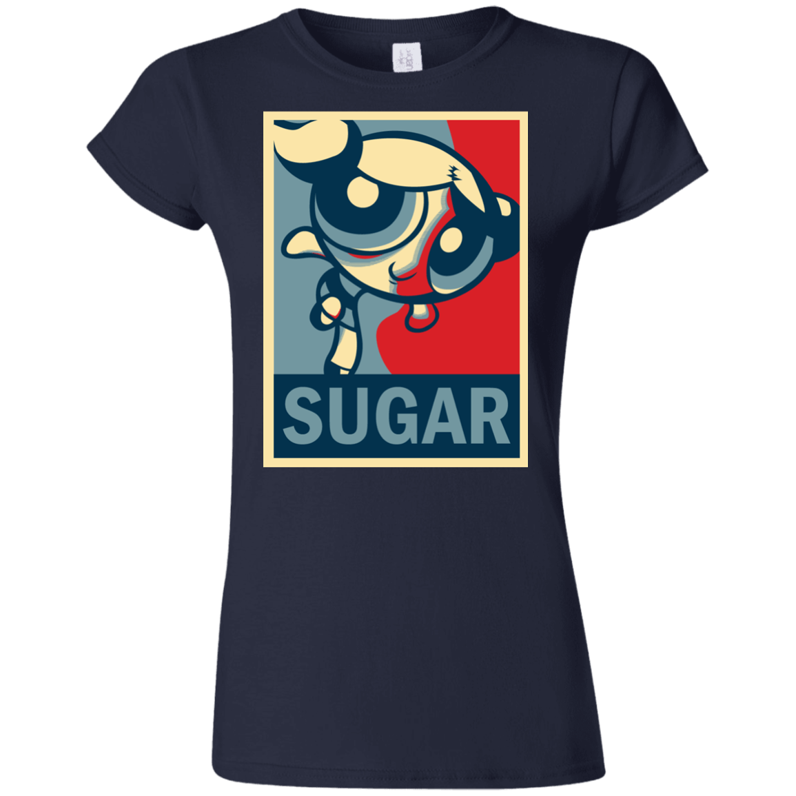 T-Shirts Navy / S Sugar Powerpuff Junior Slimmer-Fit T-Shirt