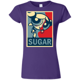 T-Shirts Purple / S Sugar Powerpuff Junior Slimmer-Fit T-Shirt