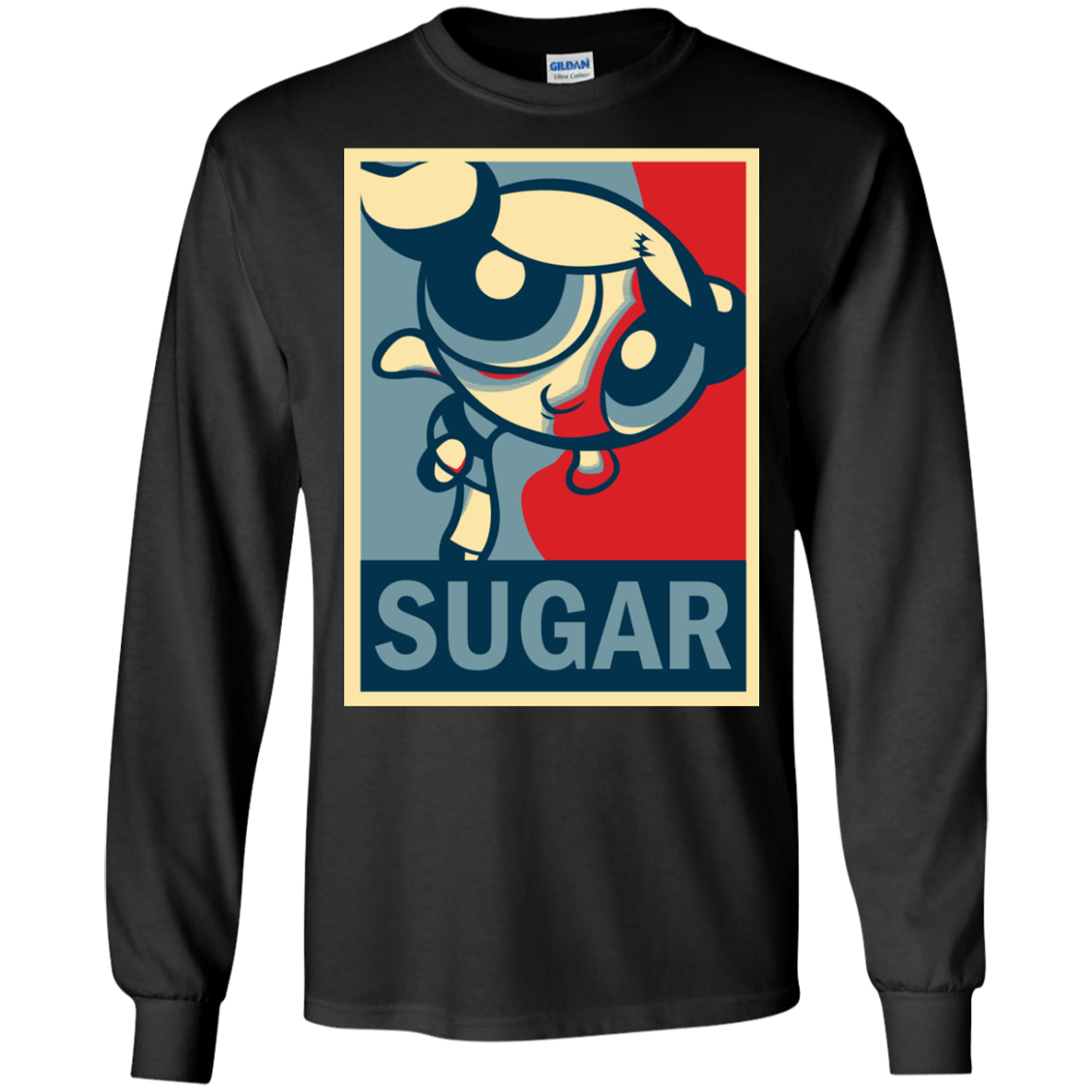 T-Shirts Black / S Sugar Powerpuff Men's Long Sleeve T-Shirt