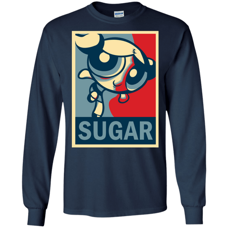 T-Shirts Navy / S Sugar Powerpuff Men's Long Sleeve T-Shirt