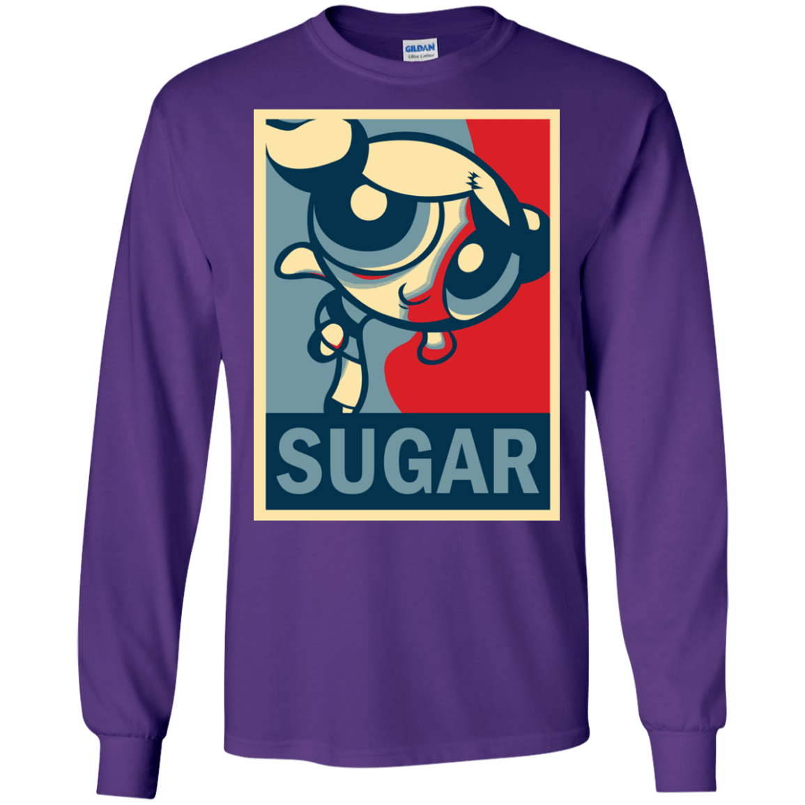 T-Shirts Purple / S Sugar Powerpuff Men's Long Sleeve T-Shirt