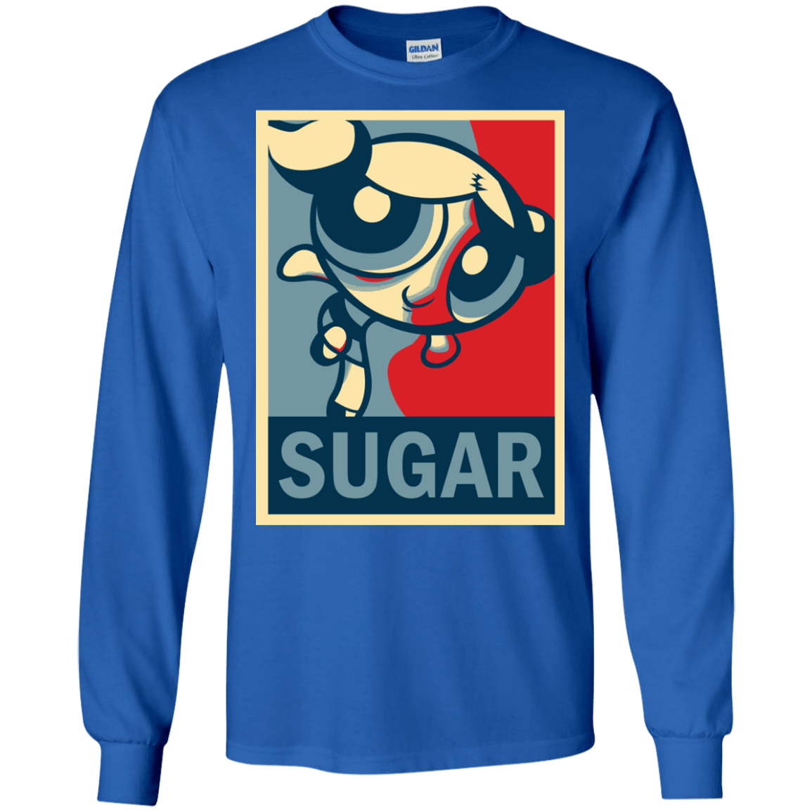 T-Shirts Royal / S Sugar Powerpuff Men's Long Sleeve T-Shirt