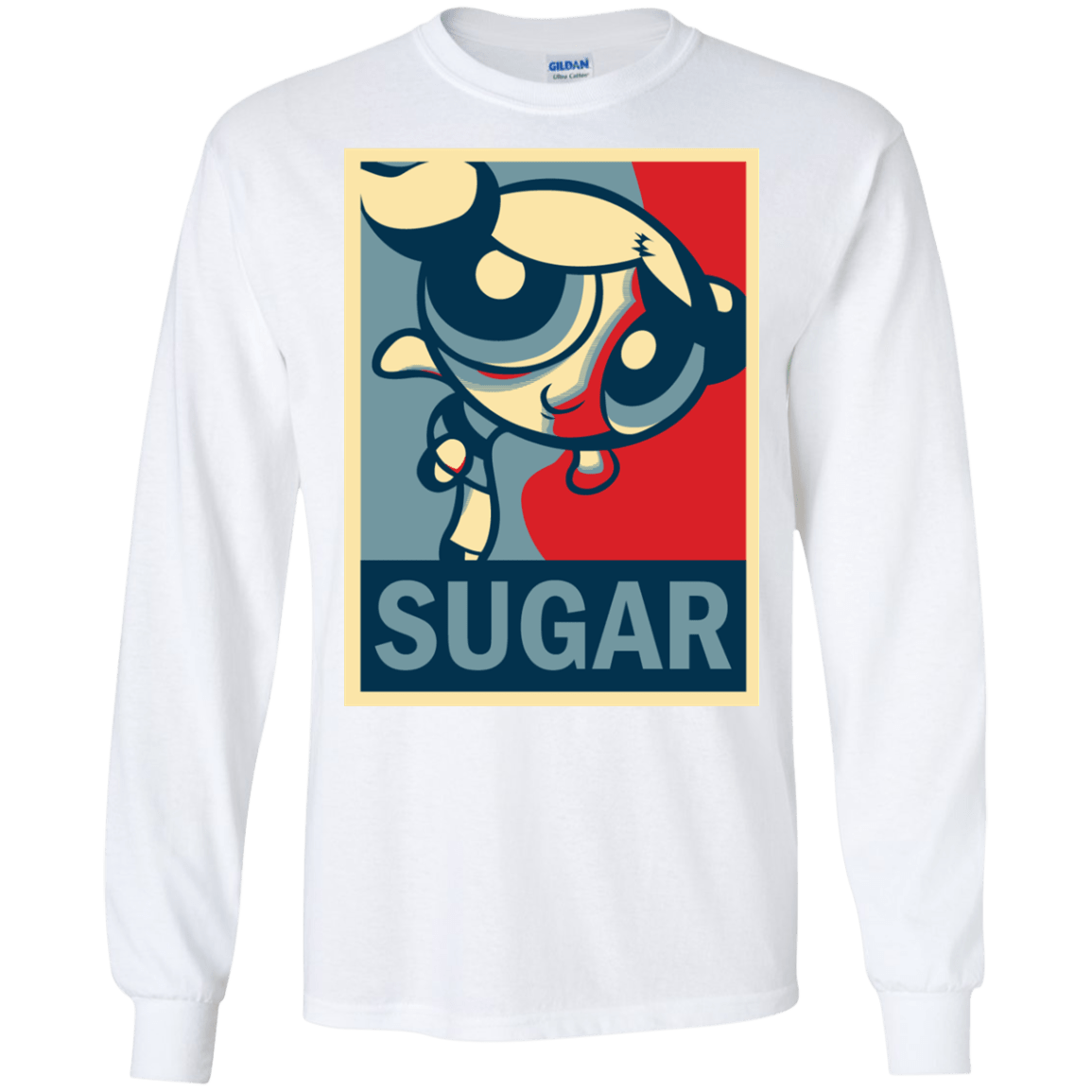 T-Shirts White / S Sugar Powerpuff Men's Long Sleeve T-Shirt