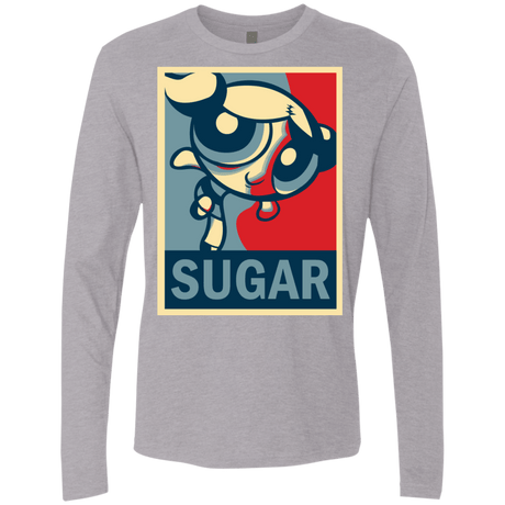 T-Shirts Heather Grey / S Sugar Powerpuff Men's Premium Long Sleeve