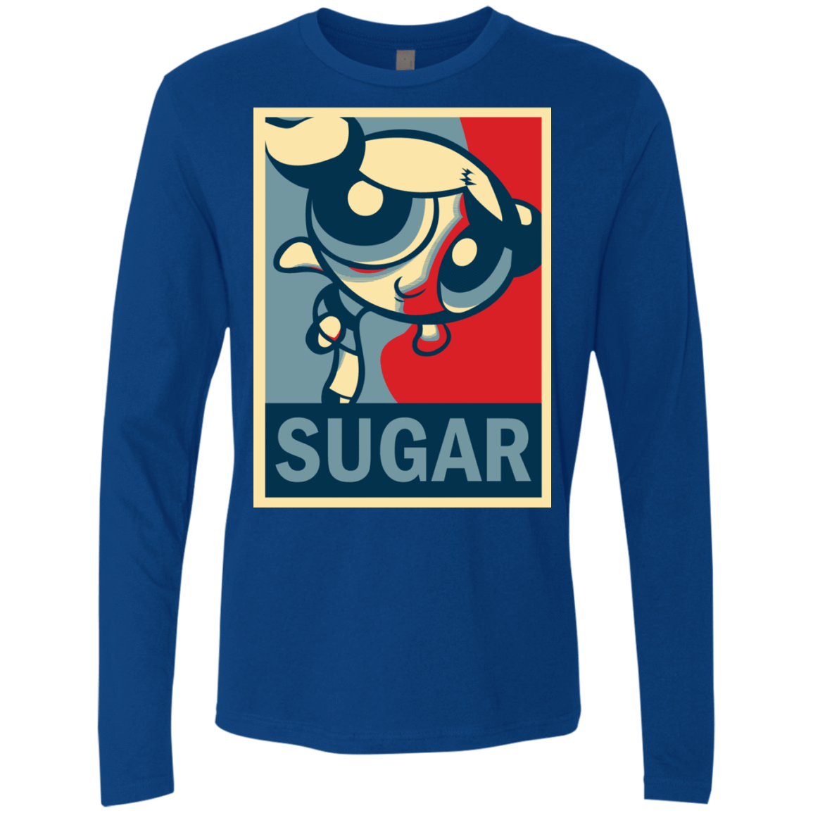 T-Shirts Royal / S Sugar Powerpuff Men's Premium Long Sleeve