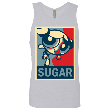 T-Shirts Heather Grey / S Sugar Powerpuff Men's Premium Tank Top