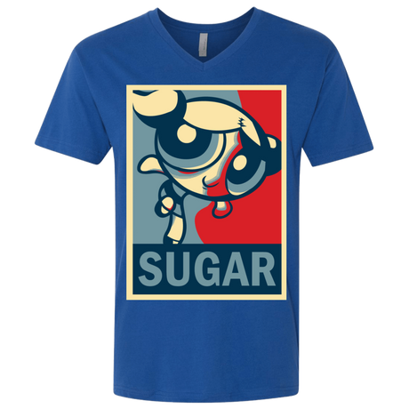 T-Shirts Royal / X-Small Sugar Powerpuff Men's Premium V-Neck