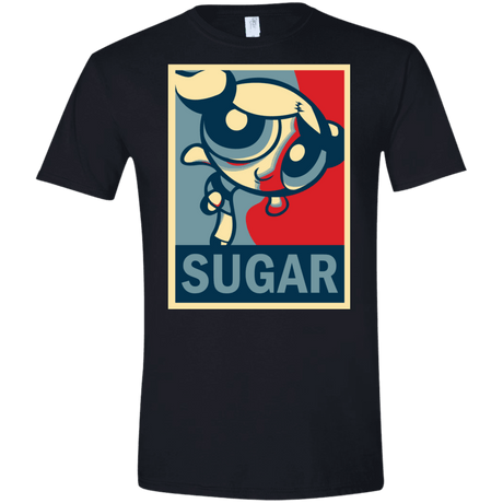 T-Shirts Black / X-Small Sugar Powerpuff Men's Semi-Fitted Softstyle