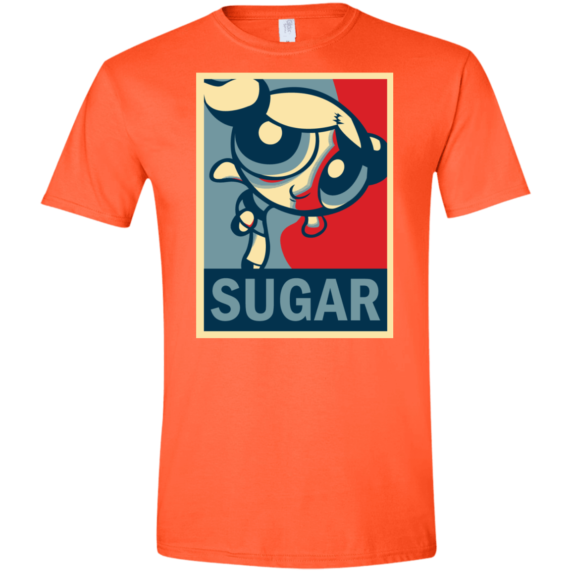 T-Shirts Orange / S Sugar Powerpuff Men's Semi-Fitted Softstyle