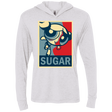T-Shirts Heather White / X-Small Sugar Powerpuff Triblend Long Sleeve Hoodie Tee