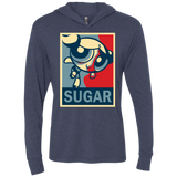 T-Shirts Vintage Navy / X-Small Sugar Powerpuff Triblend Long Sleeve Hoodie Tee