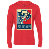 T-Shirts Vintage Red / X-Small Sugar Powerpuff Triblend Long Sleeve Hoodie Tee