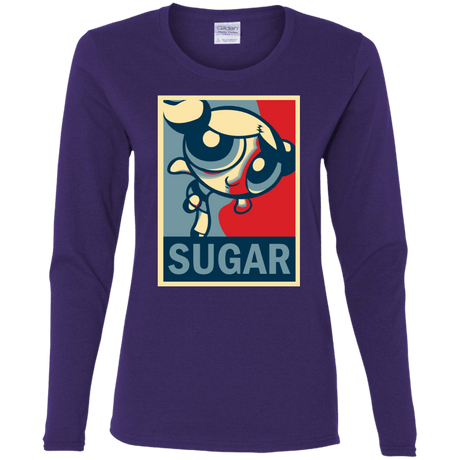 T-Shirts Purple / S Sugar Powerpuff Women's Long Sleeve T-Shirt