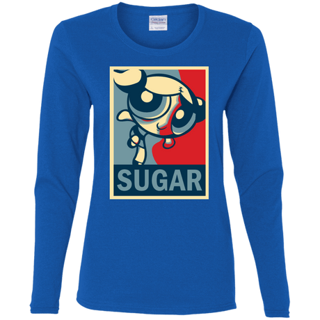 T-Shirts Royal / S Sugar Powerpuff Women's Long Sleeve T-Shirt