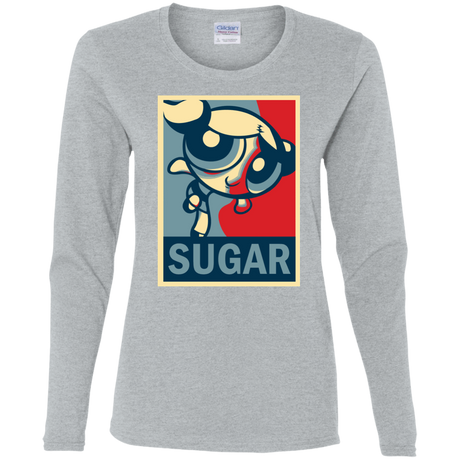 T-Shirts Sport Grey / S Sugar Powerpuff Women's Long Sleeve T-Shirt