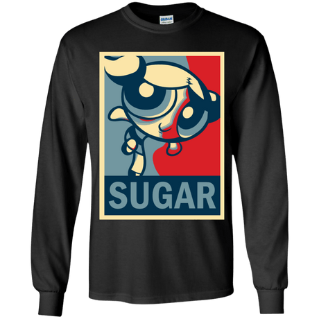 T-Shirts Black / YS Sugar Powerpuff Youth Long Sleeve T-Shirt