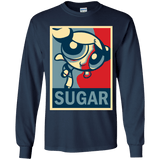 T-Shirts Navy / YS Sugar Powerpuff Youth Long Sleeve T-Shirt