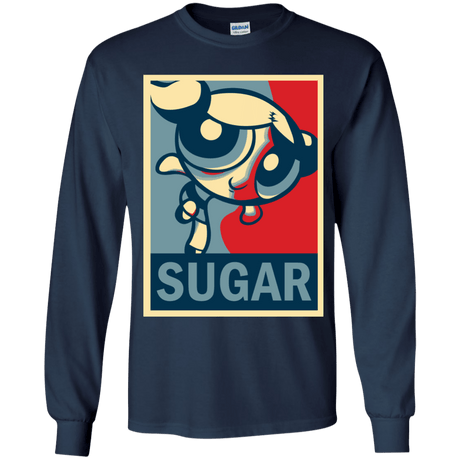 T-Shirts Navy / YS Sugar Powerpuff Youth Long Sleeve T-Shirt