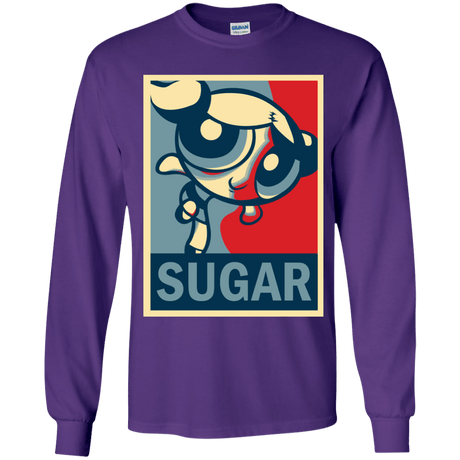 T-Shirts Purple / YS Sugar Powerpuff Youth Long Sleeve T-Shirt